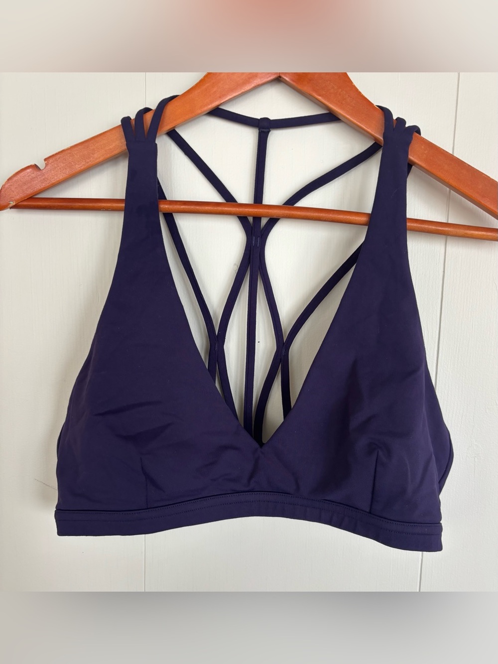 Lululemon Raise The Barre Bra, Moody Blues, Size 10 - Picture 4 of 11